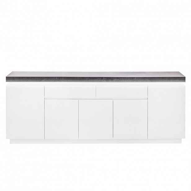 Livetastic ŠIROKÁ KOMODA, bílá, 200/80/40 cm