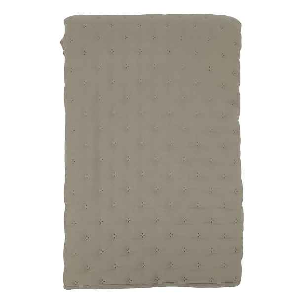 Měkký taupe prošívaný přehoz Aix Soft na dvoulůžko – 260*240 cm Chic Antique