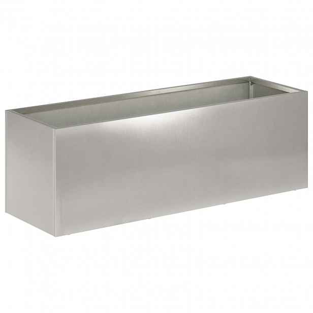 vidaXL Zahradní pěstebník Stříbrná 40 x 20 x 20 cm Nerezová ocel