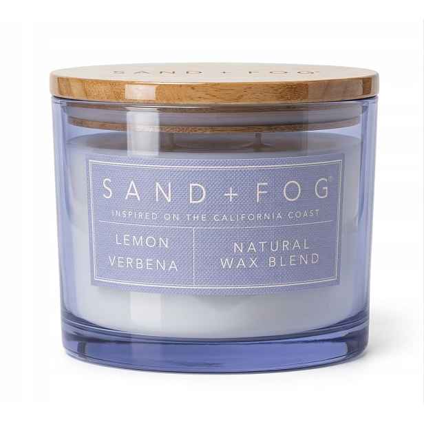 Vonná svíčka Sand Fog Lemon Verbena 340 g Přírodní Vosk