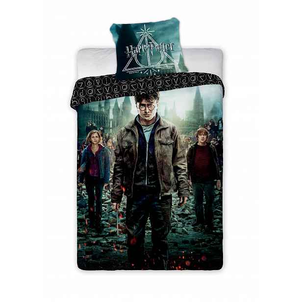 Povlečení bavlna 100% 160x200 1x70x80 Harry Potter