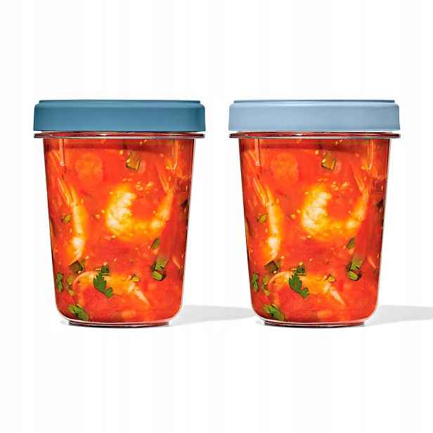 Sada 2 nádob Oxo 946 ml Twist & Stack Good Grips mikrovlnná myčka nádobí