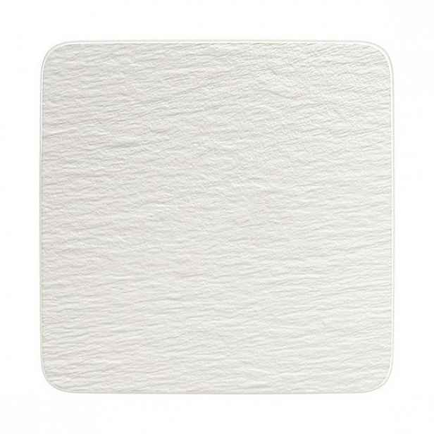 Villeroy & Boch Manufacture Rock Blanc klubový talíř, 32,5 x 32,5 cm