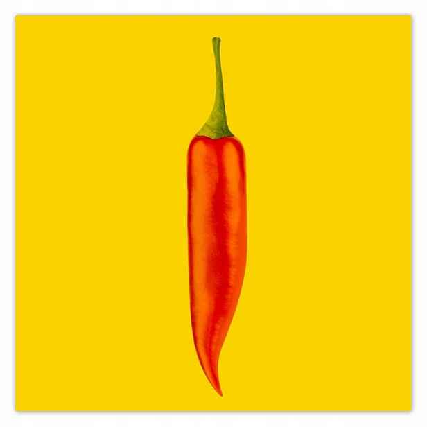 Plakáty 140x140 Červená chilli paprička