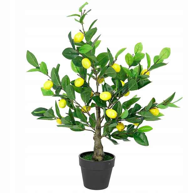Eko-Light Umělý citronový strom v květináči Citron Výška 70 cm 5229