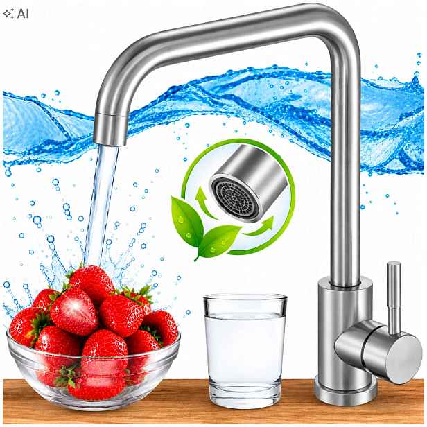 Kuchyňská Dřezová Stojánková Baterie Ocel Inox Kuchyňská Baterie Do Dřezu