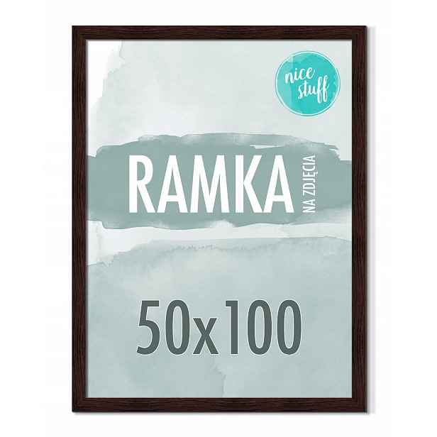 Rámeček 50x100 Rámeček Na Fotografie Rámečky na fotografie Wenge tmavě Hnědá 100x50