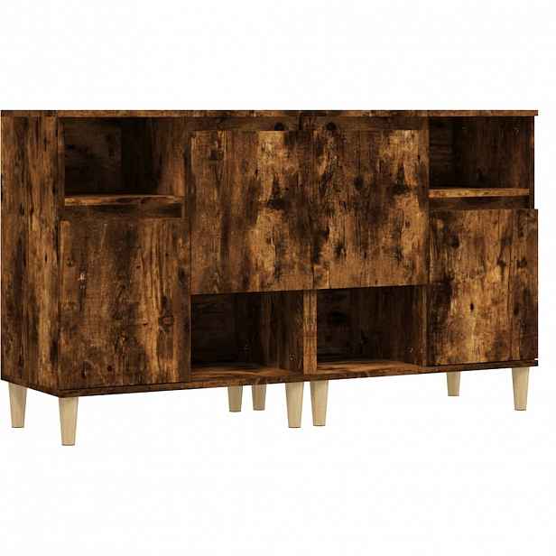 vidaXL Příborníky 2 ks kouřový dub 60 x 35 x 70 cm kompozitní dřevo