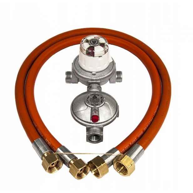 Automatický redukční ventil Propan Typ 738C 37mbar/12kg/h Sada 2 lahví