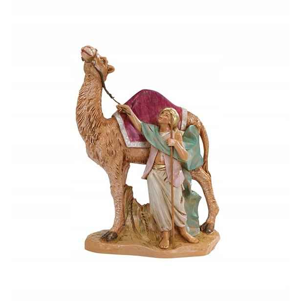 Poháněč S Velbloudem – Figurka firmy Fontanini – pro figurky o výšce 19 Cm
