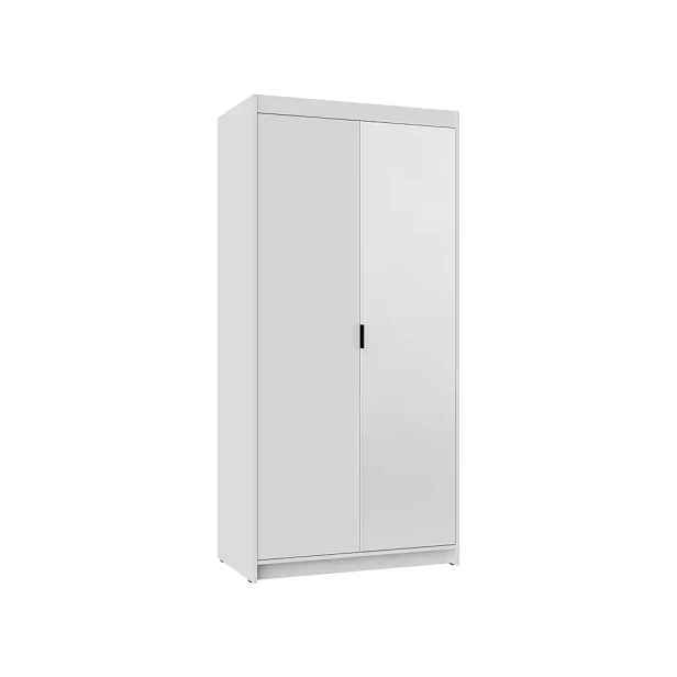 Skříň TEKEN 2D se zrcadlem, bílá