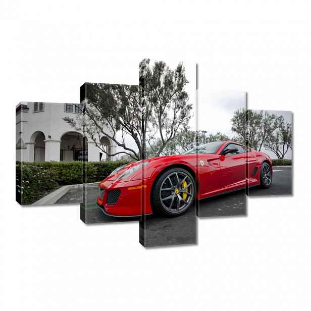 Obraz 100x70 Červené Ferarri