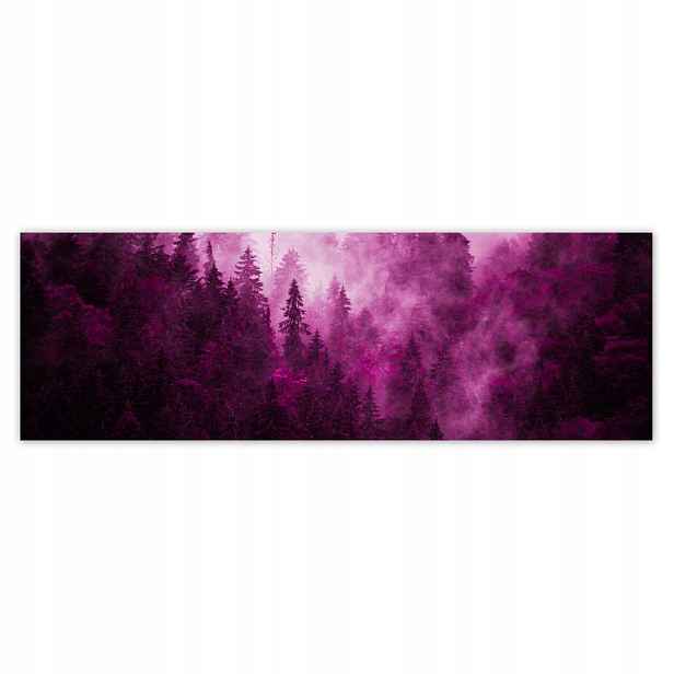 Fototapety 200x66 Krajina růží Hory Mlha