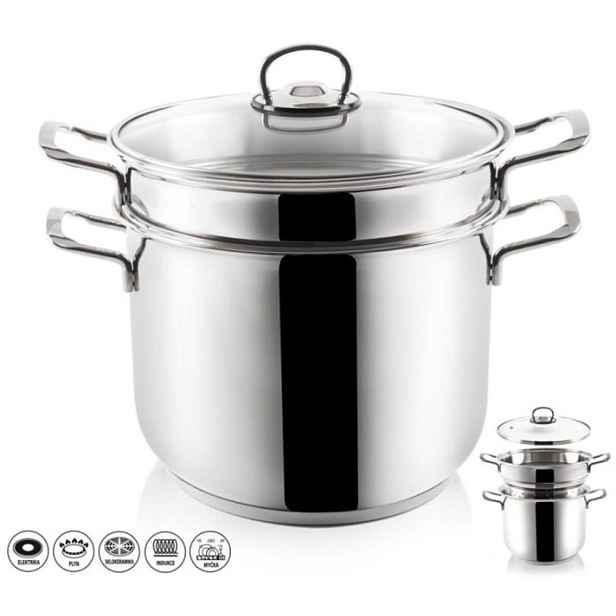 hrnec+PO d22cm NR (6,0l) ANETT, v.26cm, na těstoviny