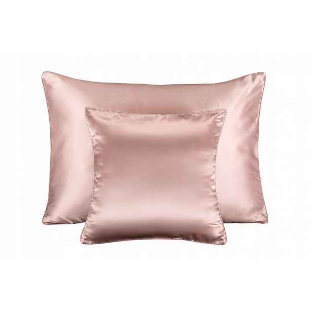 100% hedvábný povlak na polštář 70x80 Polštář Povlečení Pink pudrová růžová