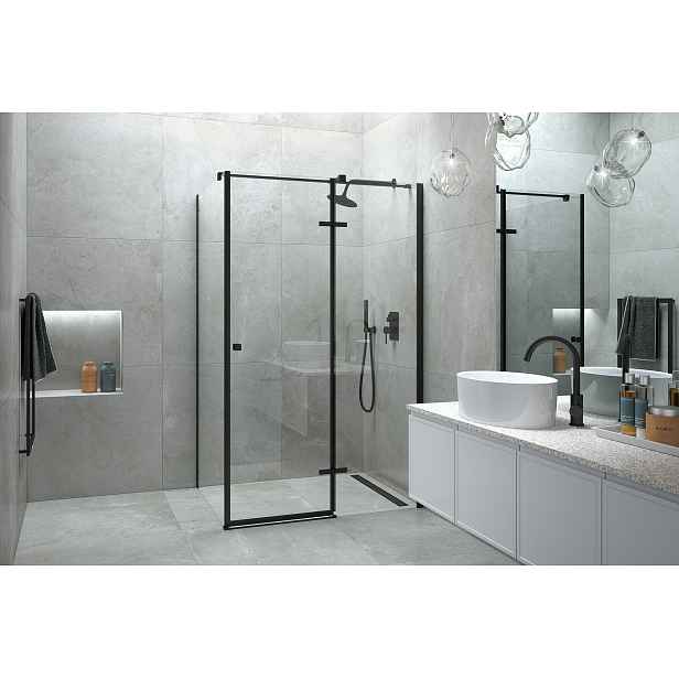 BESCO Olsen Spa  PIXA BCPIXA1080OBDLB - Obdélníkový sprchový kout PIXA BLACK