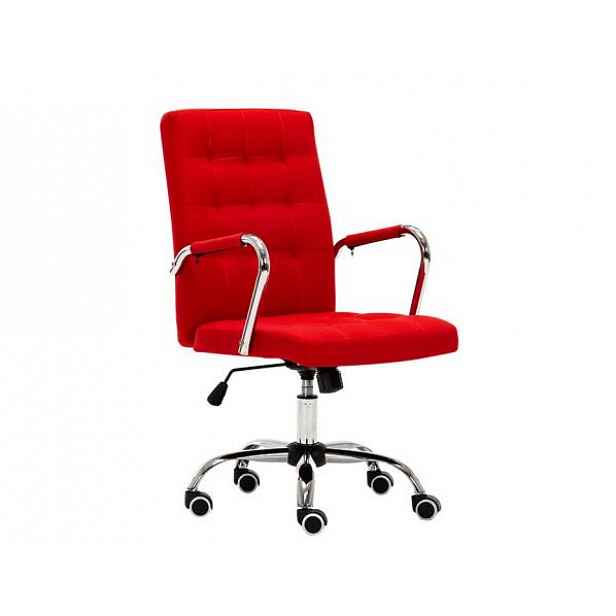 Kancelářské křeslo MORGEN, červená - 50,5x64x92,5-102,5 cm