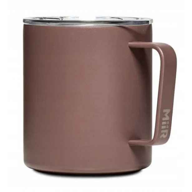 MiiR Termohrnek s uchem a víčkem Camp Cup 350 ml, hnědý