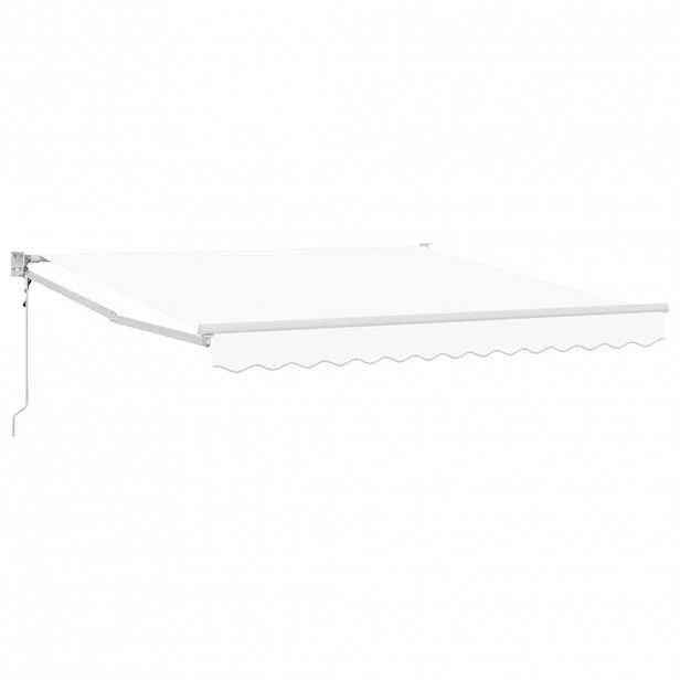 vidaXL Stahovací markýza Bílá 300 x 250 x 165 cm Polyester a kov