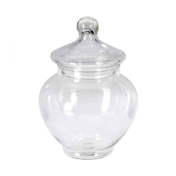 Excellent Houseware Skleněná dóza AURELIA 19 cm čirá