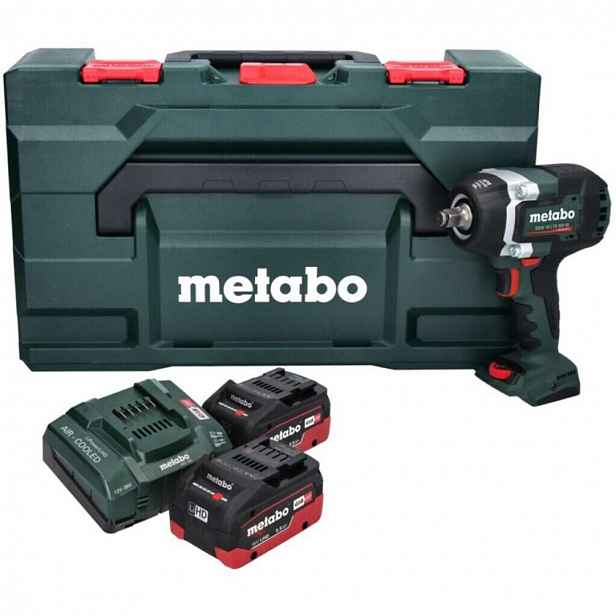 Metabo - 18V AKU rázový utahovák, 2x aku 5,5 Ah LiHD, nabíječka 602403660