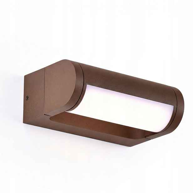 Nástěnná Led lampa Solden Hnědá 12 W IP65 MaxLight