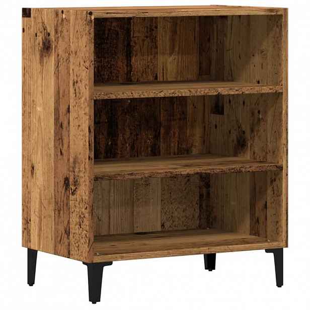 vidaXL Příborník old wood 57 x 35 x 70 cm kompozitní dřevo