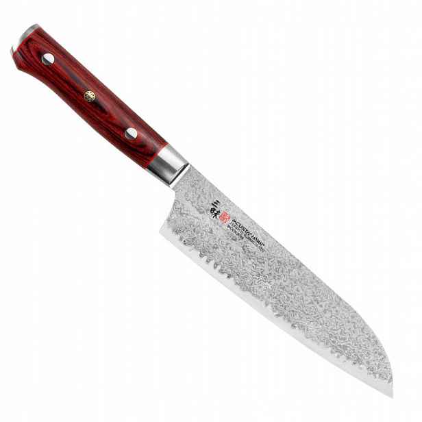 Mcusta Zanmai VG-10 Pro Flame Japonský Nůž Santoku na Zeleniny 18 cm