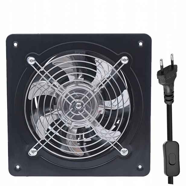 Průmyslový Nástěnný Odtahový Ventilátor S Tichým Provozem 150 MM 40 W