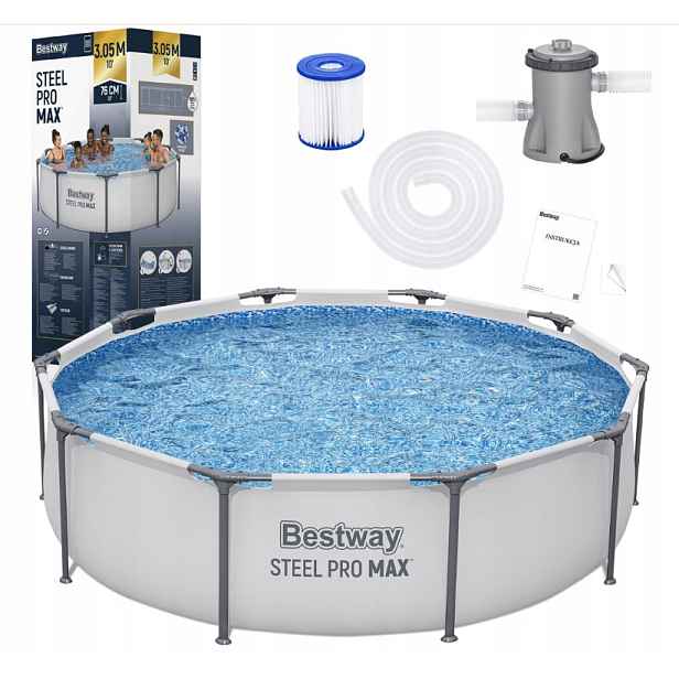 Bestway Bazén zahradní Rámový 4678L 305x76 cm 7v1 filtrační čerpadlo 56408