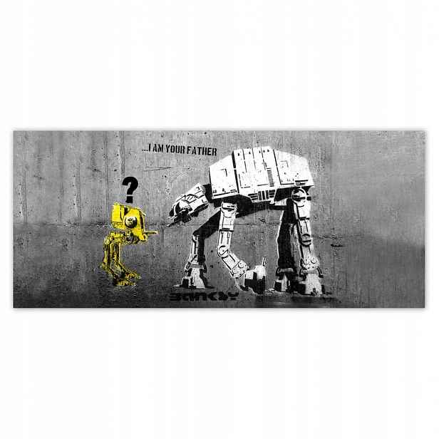 Fototapety 211x91 Banksy I am your father
