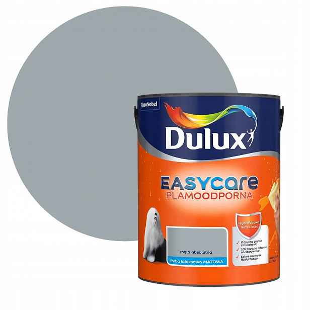 Dulux Easycare Barva Odolná Proti Skvrnám Absolutní mlha 5L