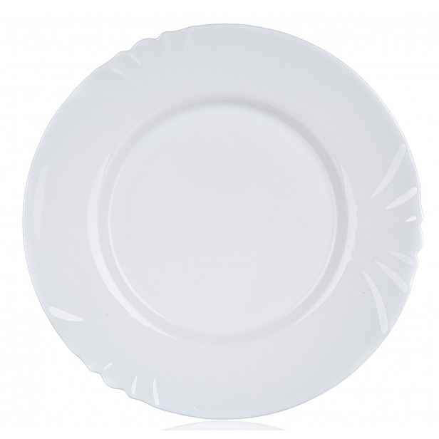 Mělký talíř Cadix 25 cm, bílý