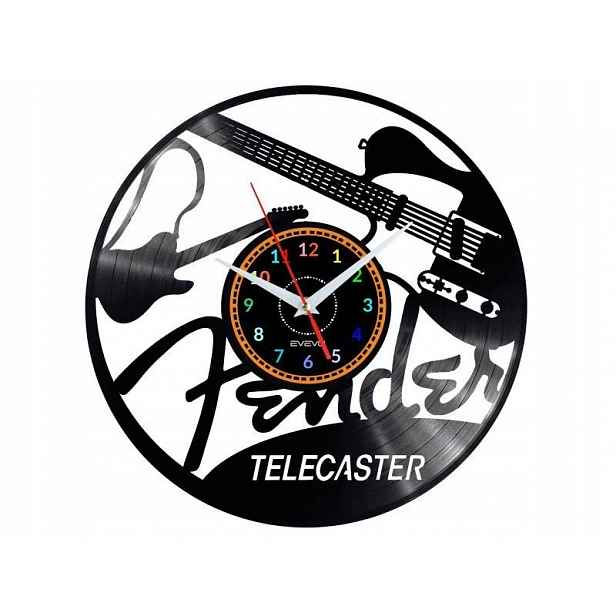 Fender Telecaster Nápad na Dárek Nástěnná Dekorace z vinylové desky