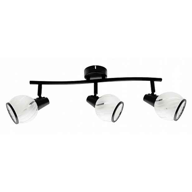 Podélná lampa nad kuchyňskou linku nebo pracovní desku Megan, černá