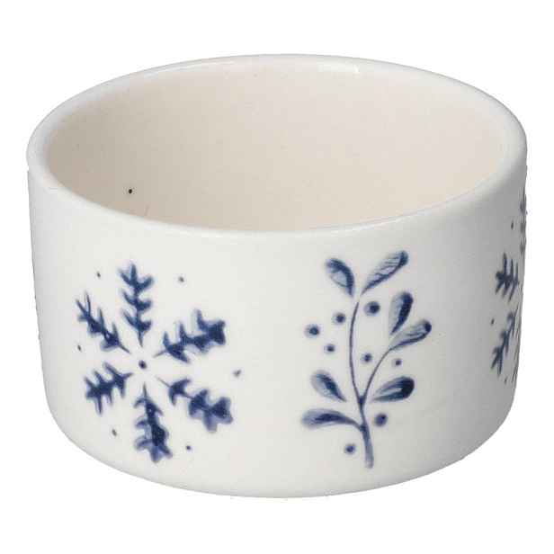 Porcelánový svícen s vánočním motivem – Dakls
