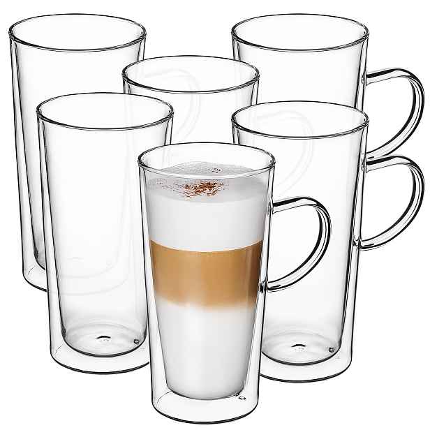 Termosklenice Na Nápoje Latte Koktejlů 6 Ks
