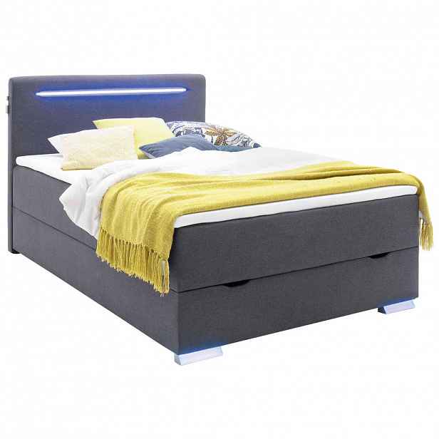 Boxxx POSTEL BOXSPRING, 120/200 cm, antracitová