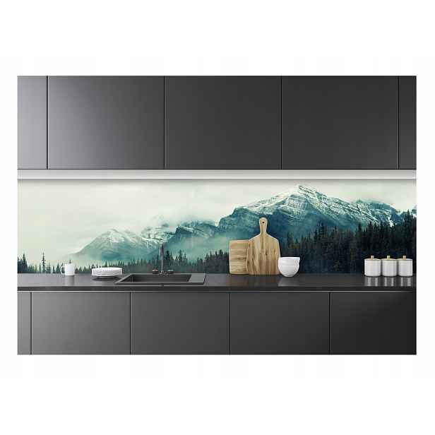 Fototapeta Do Kuchyně Omyvatelná Laminovaná Hory Kuchyňská Tapeta 250x60