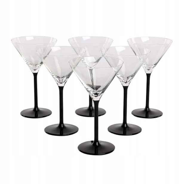 Skleničky Na Martini Drinky Sada Onyx 6 Ks
