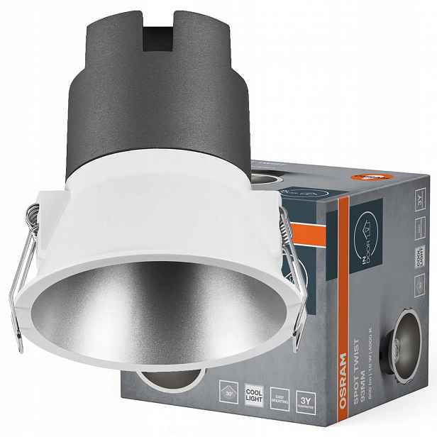 Stropní podomítkové svítidlo Kulaté Stropní Svítidlo 10W 4000K Neutrální 800lm Osram