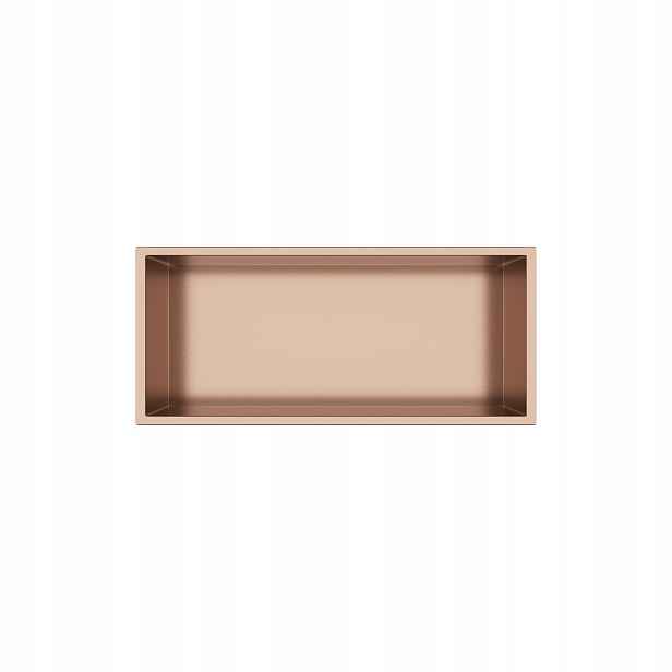 Koupelnová Polička 45x20x10 cm Měděná Wall-box One Balneo
