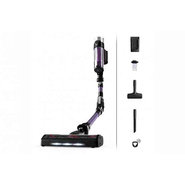 Tyčový vysavač Rowenta X-Force Flex 9.60 Allergy RH2039WO Fialový/Černý
