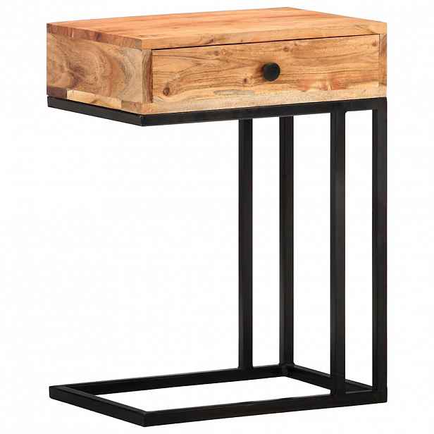 vidaXL Odkládací stolek ve tvaru U 45x30x61 cm masivní akáciové dřevo