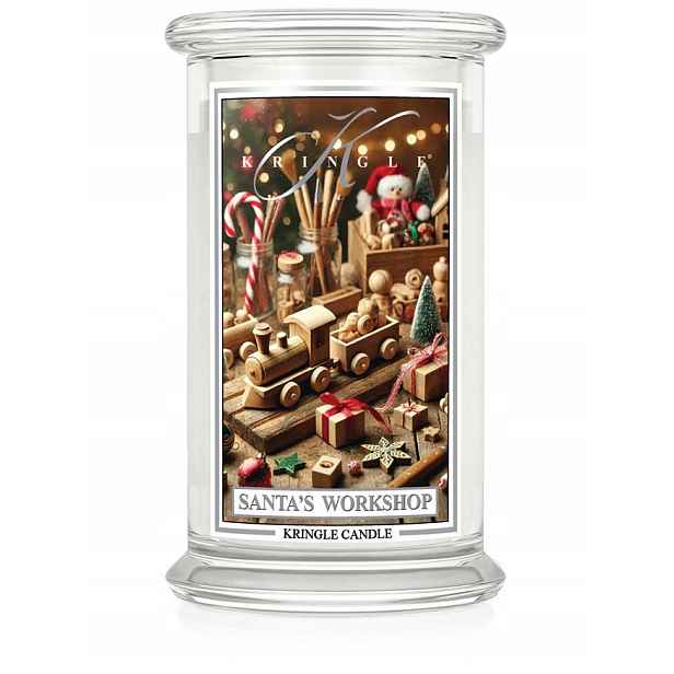 Velká svíčka Santa's Workshop Kringle Candle