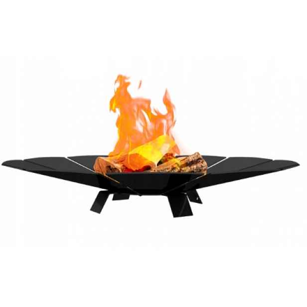 Zahradní Ohniště Kulaté Velké 68 CM, Robustní Ohniště, Gril, Kotlík