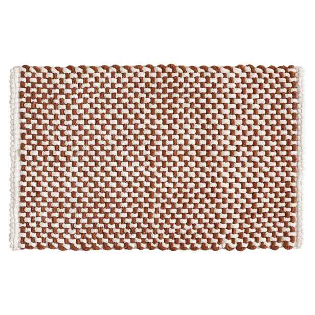 Koupelnová předložka v terakotové barvě 50x80 cm Rafael – douceur d'intérieur