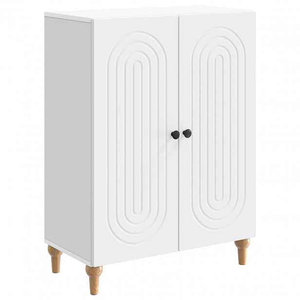 vidaXL Servírovací skříň Bílá 66 x 34,5 x 90 cm Kompozitní dřevo