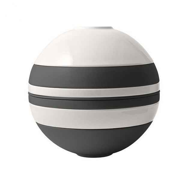 Villeroy & Boch La Boule jídelní sada, černo-bílá, 7 ks