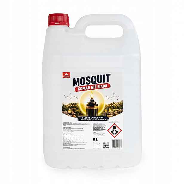 Alfios lab Mosquit Komár Nesedí Olej do pochodní Lamp Komáři Svíčky 5L